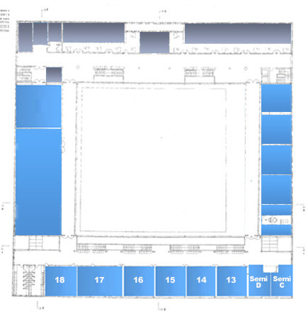 Mapa do edificio - planta segunda